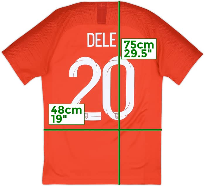 2018-19 England Away Shirt Dele #20 - 8/10 - (S)
