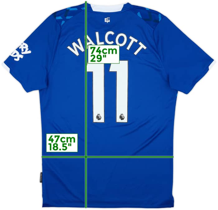 2019-20 Everton Home Shirt Walcott #11 - 9/10 - (M)