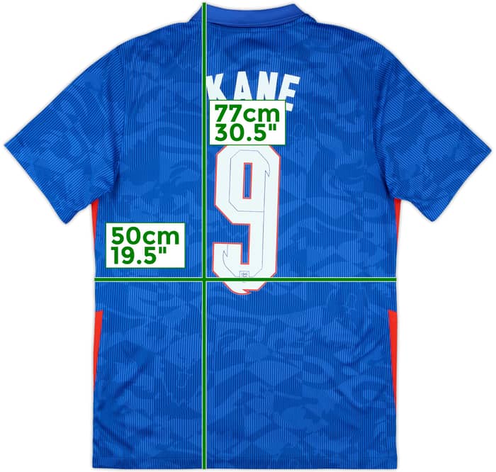 2020-21 England Away Shirt Kane #9 - 10/10 - (M)