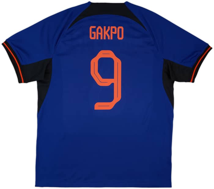2022-23 Netherlands Away Shirt Gakpo #9 - 8/10 - (XL)