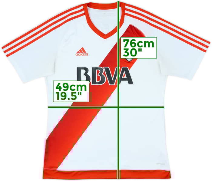 2016-17 River Plate Home Shirt - 9/10 - (L)