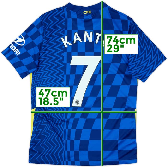 2021-22 Chelsea Home Shirt Kante #7 - 10/10 - (M)