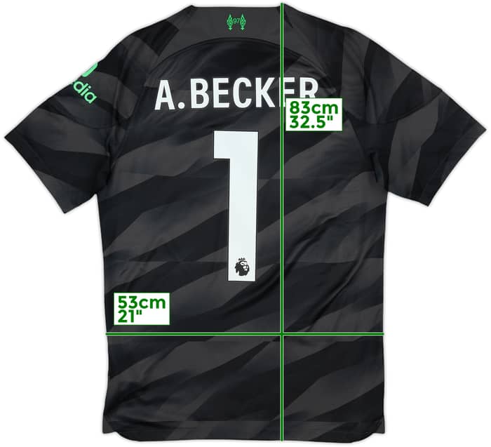 2023-24 Liverpool GK Shirt A.Becker #1 - 10/10 - (S)