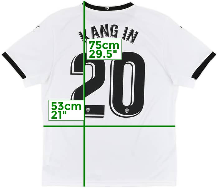 2020-21 Valencia Home Shirt Kang-In #20 - 10/10 - (L)