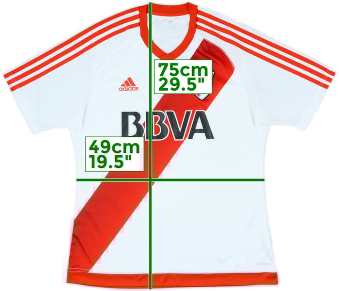 2016-17 River Plate Home Shirt - 9/10 - (L)