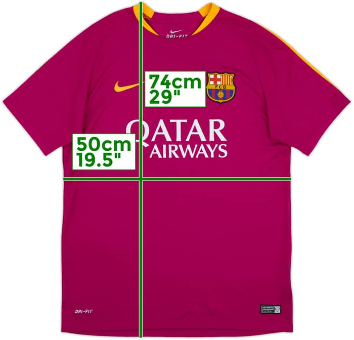 2015-16 Barcelona Nike Training Shirt - 10/10 - (L)
