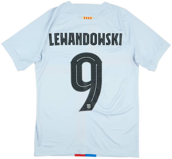 2022-23 Barcelona Third Shirt Lewandowski #9 - 10/10 - (S)