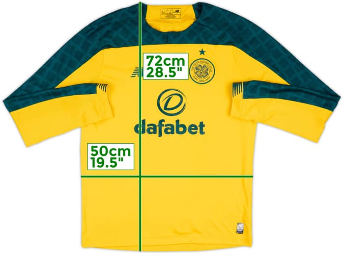 2019-20 Celtic Away L/S Shirt - 10/10 - (M)