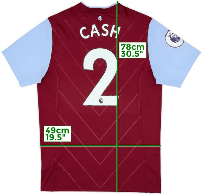 2022-23 Aston Villa Home Shirt Cash #2 - 8/10 - (M)