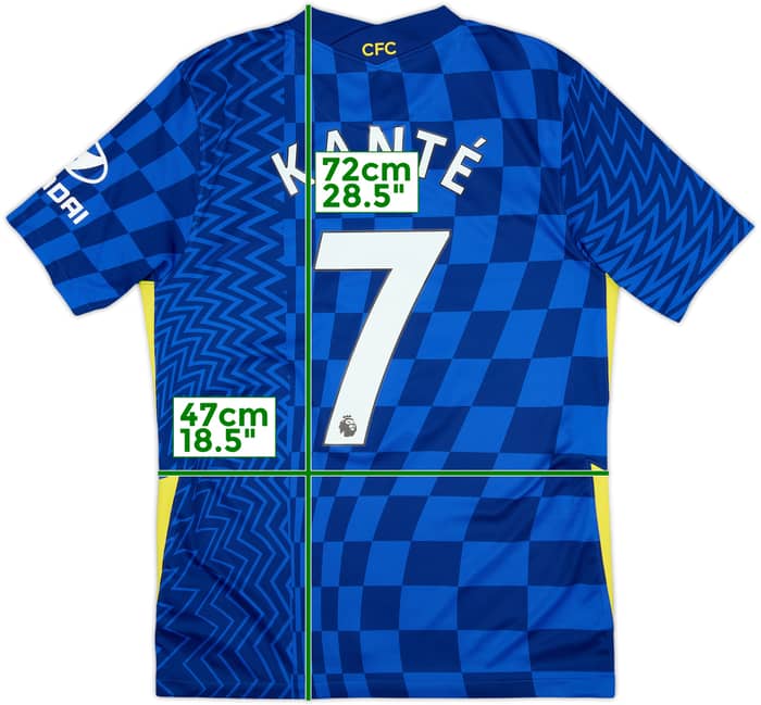 2021-22 Chelsea Home Shirt Kante #7 - 10/10 - (M)