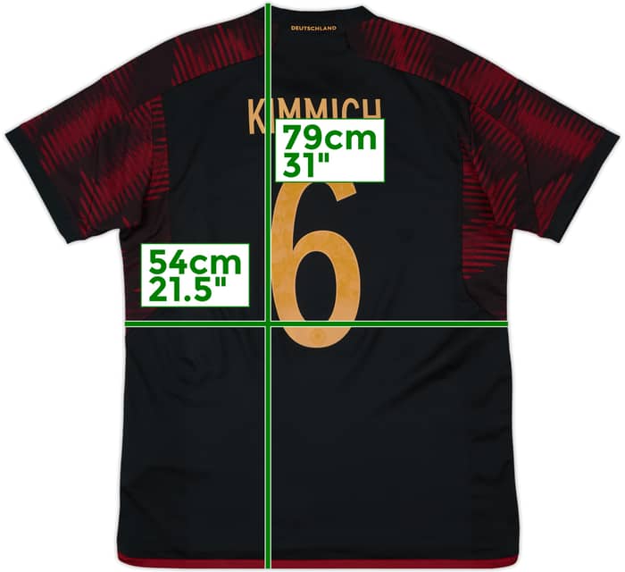 2022-23 Germany Away Shirt Kimmich #6 - 10/10 - (L)