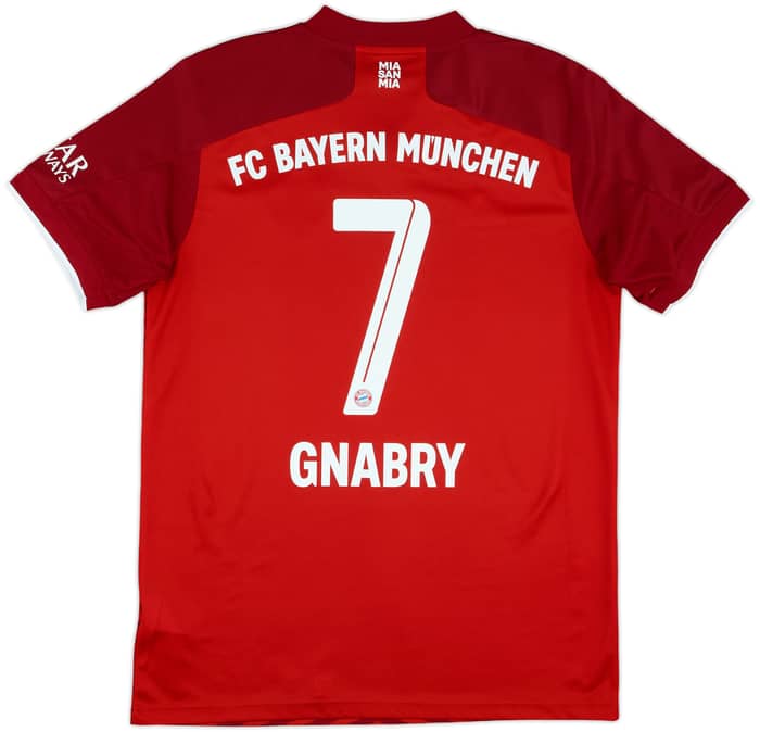 2021-22 Bayern Munich Home Shirt Gnabry #7 - 10/10 - (M)