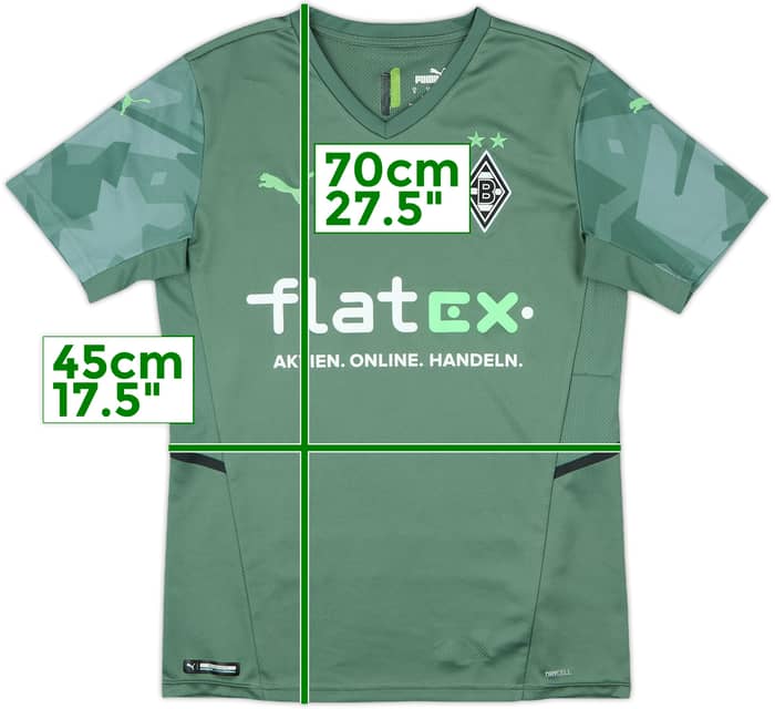 2021-22 Borussia Monchengladbach Away Shirt - 8/10 - (S)