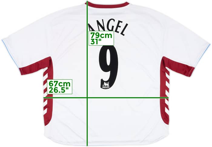 2006-07 Aston Villa Away Shirt Angel #9 - 9/10 - (4XL)