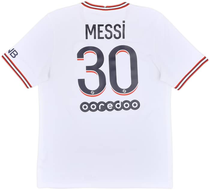 2021-22 Paris Saint-Germain Fourth Shirt Messi #30 - 10/10 - (L)