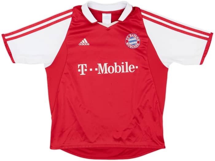 2003-04 Bayern Munich Home Shirt - 7/10 - (L.Boys)