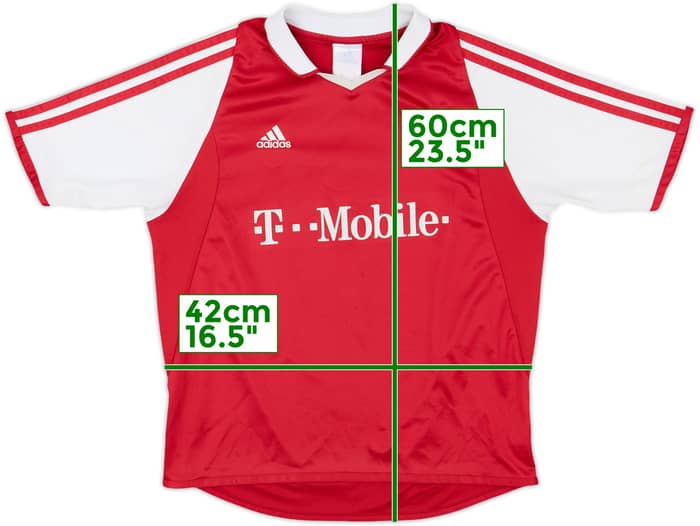 2003-04 Bayern Munich Home Shirt - 7/10 - (L.Boys)