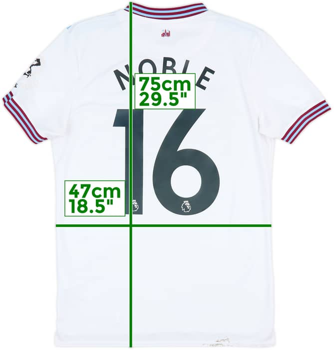 2019-20 West Ham Away Shirt Noble #16 - 6/10 - (M)