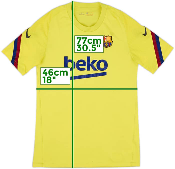 2020-21 Barcelona Nike Training Shirt - 6/10 - (S)