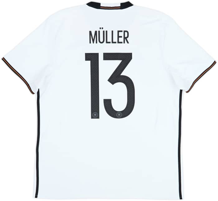 2015-16 Germany Home Shirt Muller #13 - 6/10 - (XL)