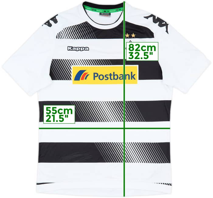 2016-17 Borussia Monchengladbach Home Shirt - 7/10 - (XL)