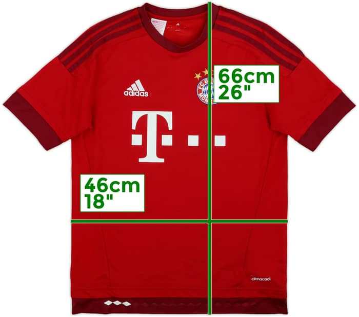 2015-16 Bayern Munich Home Shirt - 8/10 - (XL.Boys)
