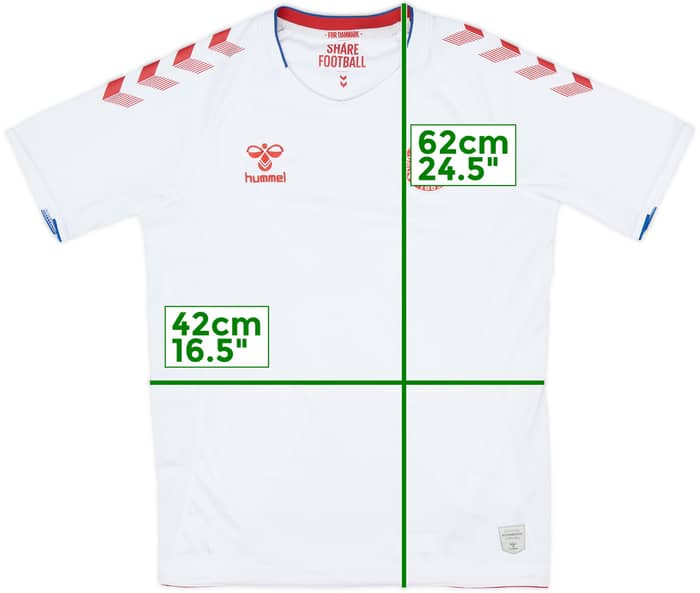 2018-19 Denmark Away Shirt - 8/10 - (L.Boys)