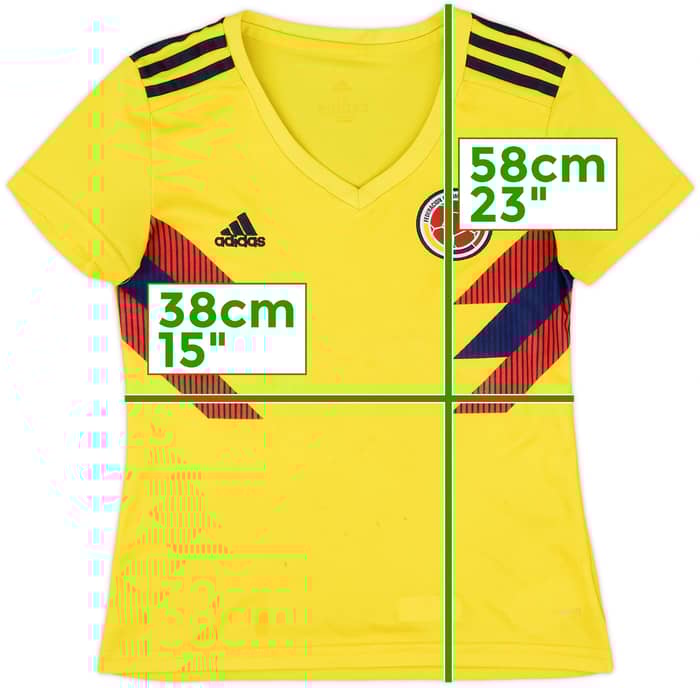 2018-19 Colombia Home Shirt - 7/10 - (Women's M)