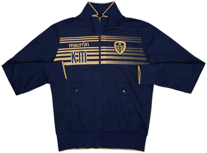 2013-14 Leeds United Staff Issue Macron Track Jacket KM - 8/10 - (M)