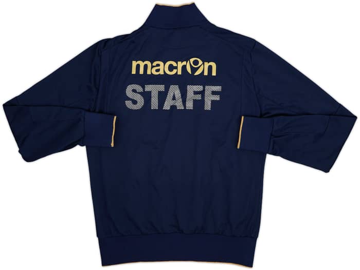 2013-14 Leeds United Staff Issue Macron Track Jacket KM - 8/10 - (M)