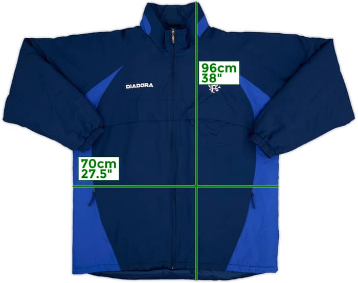 2003-04 Rangers Diadora Track Jacket - 8/10 - (XXL)