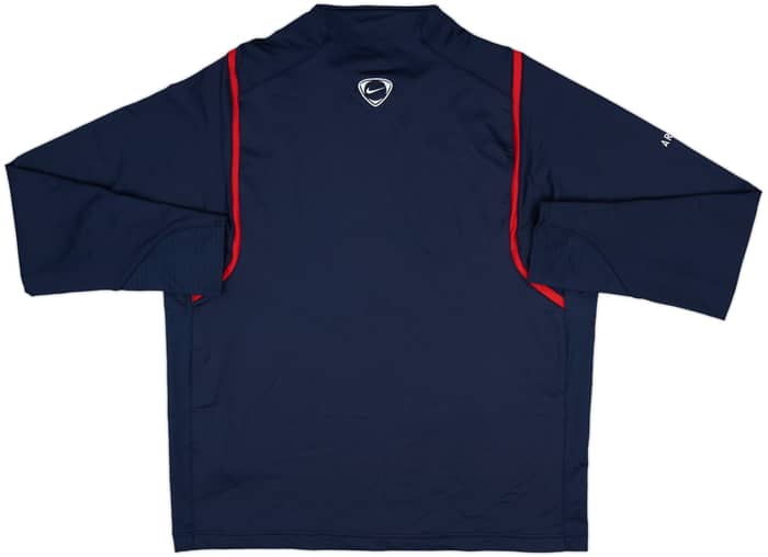 2006-07 Arsenal Nike 1/4 Zip Drill Top - 7/10 - (XL)