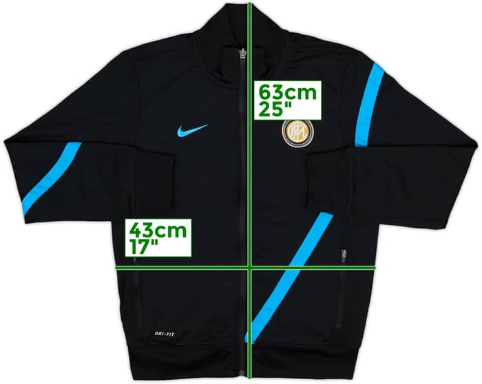 2011-12 Inter Milan Nike Track Jacket - 8/10 - (M.Boys)