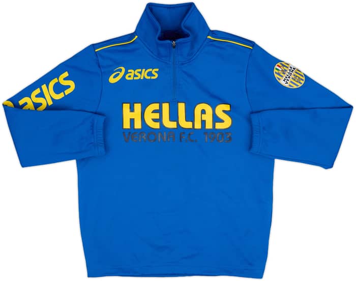 2007-08 Hellas Verona Asics 1/4 Zip Drill Top - 7/10 - (L.Boys)