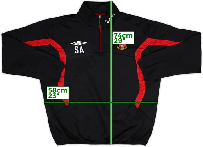 2010-11 Southampton Umbro Staff Issue 1/4 Zip Training Top SA - 10/10 - (XL)