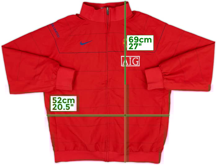 2008-09 Manchester United Nike Track Jacket - 7/10 - (XL.Boys)