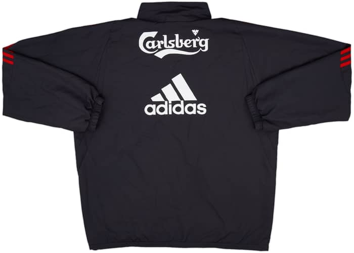 2009-10 Liverpool adidas 1/4 Zip Drill Top - 6/10 - (L/XL)