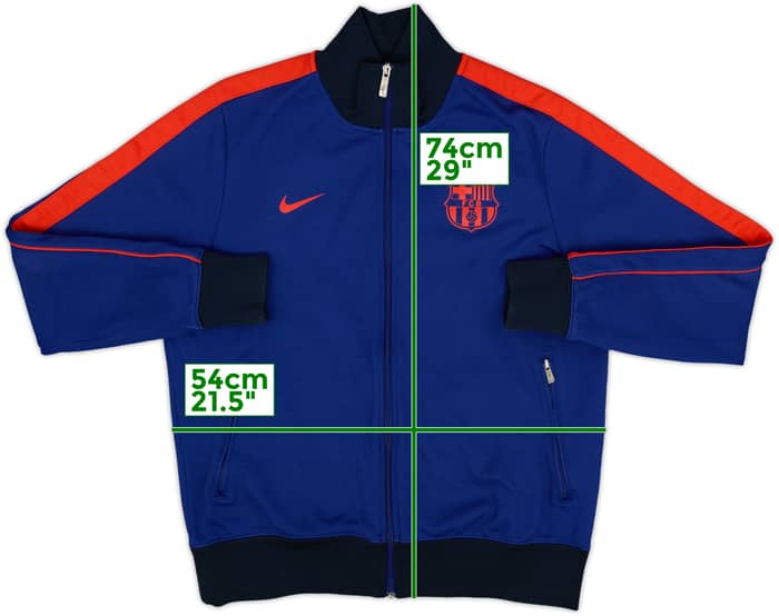2012-13 Barcelona Nike N98 Track Jacket - 8/10 - (L)