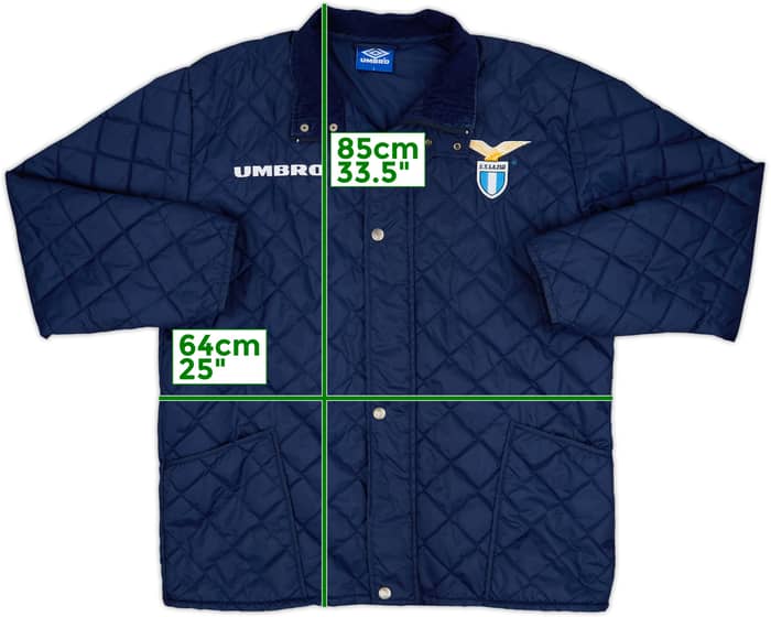 1996-98 Lazio Quilted Bench Coat - 8/10 - (L)