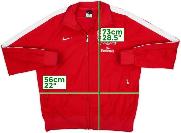 2011-12 Arsenal Nike Track Jacket - 8/10 - (XL)