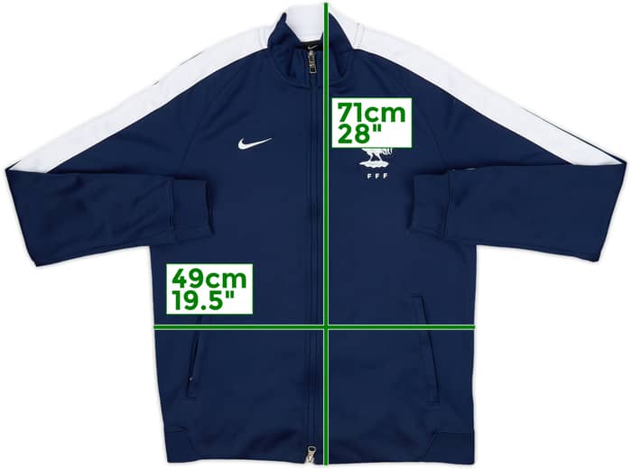 2014-15 France Nike Track Jacket - 8/10 - (M)