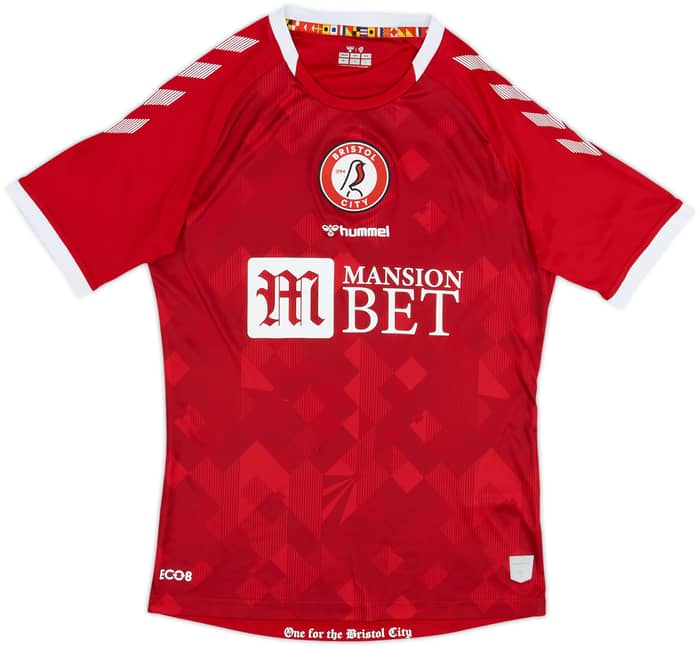 2021-22 Bristol City Home Shirt - 8/10 - (M)