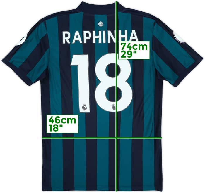 2020-21 Leeds United Away Shirt Raphinha #18 - 8/10 - (S)