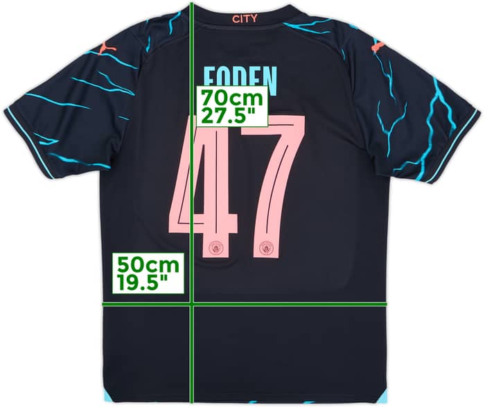 2023-24 Manchester City Third Shirt Foden #47 - 10/10 - (M)