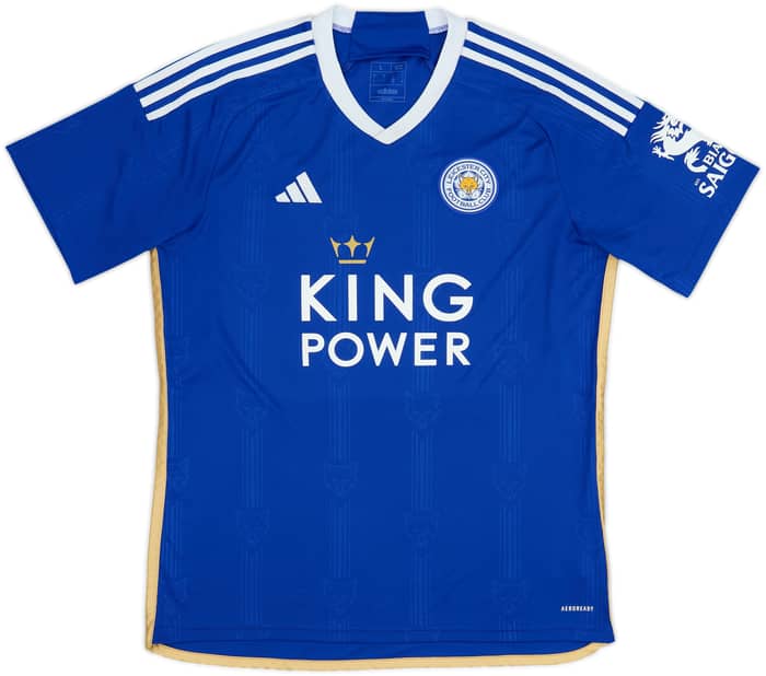 2023-24 Leicester Home Shirt - 7/10 - (L)