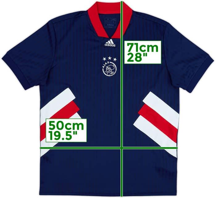 Camiseta adidas Icon del Ajax 2022-23 - 9/10 - (M)