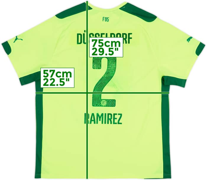2014-15 Fortuna Dusseldorf Third Shirt Ramirez #2 - 4/10 - (XXL)