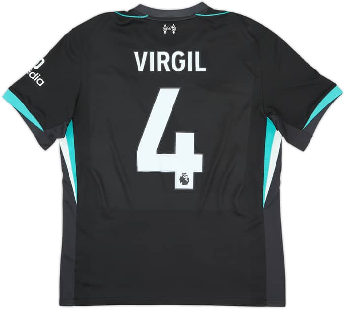 Camiseta de visitante del Liverpool 2024-25 Virgil #4 - 8/10 - (L)
