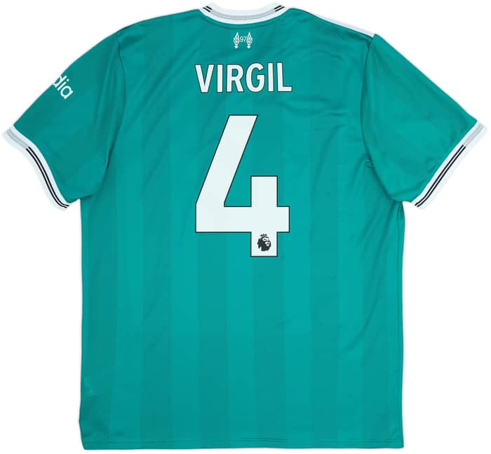 2025-26 Liverpool Authentic Third Shirt Virgil #4 - 9/10 - (XL)