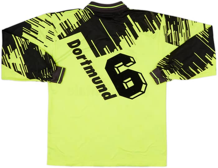 1993-94 Borussia Dortmund Home L/S Shirt #6 - 6/10 - (M)